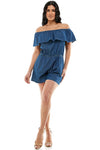 Denim Me Now Romper