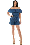 Denim Me Now Romper