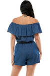 Denim Me Now Romper