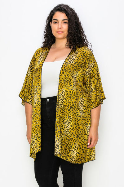 Why Not Leopard Kimono