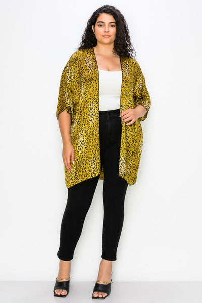 Why Not Leopard Kimono