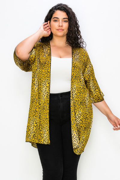 Why Not Leopard Kimono