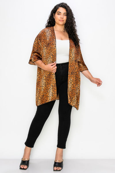 Why Not Leopard Kimono