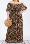 Plus Size Joburg Leopard Dress