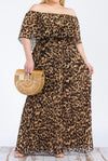 Plus Size Joburg Leopard Dress