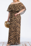 Plus Size Joburg Leopard Dress