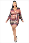 I'm Ready Mauve Plus Size Dress