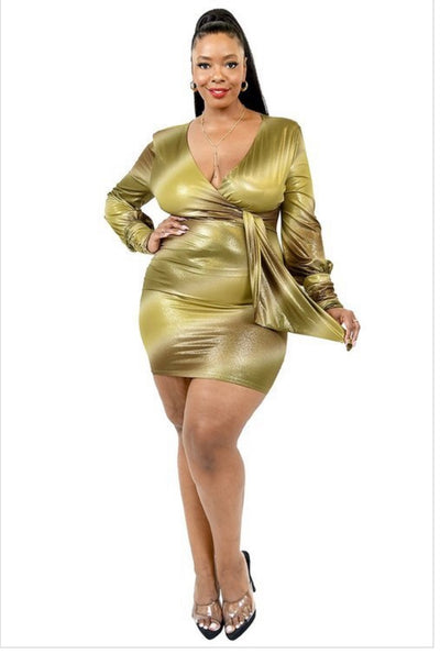 I'm Ready Mauve Plus Size Dress