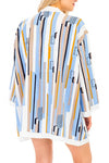 VERTICAL STRIPE KIMONO