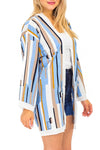 VERTICAL STRIPE KIMONO