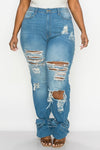 Tie Me Down Jeans Plus Size