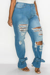 Tie Me Down Jeans Plus Size