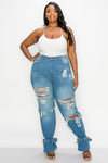 Tie Me Down Jeans Plus Size