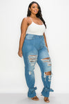 Tie Me Down Jeans Plus Size