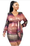 I'm Ready Mauve Plus Size Dress