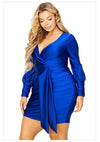 BABY IT'S BLUE PLUS SIZE DRESS