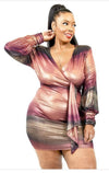 I'm Ready Mauve Plus Size Dress