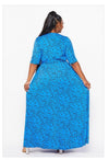 Misty Blue Plus Size Dress