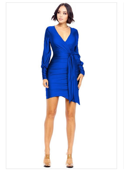 BABY IT'S BLUE PLUS SIZE DRESS