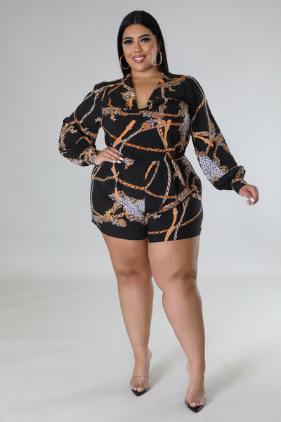 Plus Size Valencia Romper