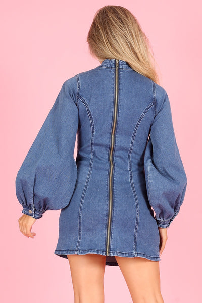 Denim Me Now Dress