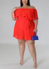 Plus Size Coral Me Romper