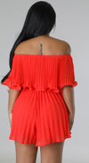 Plus Size Coral Me Romper